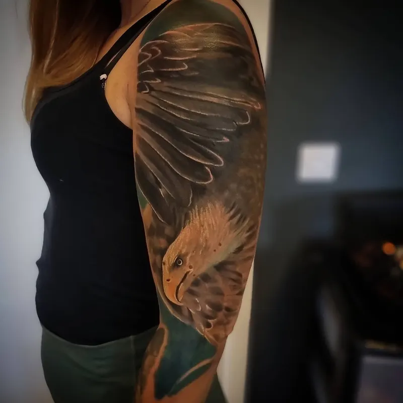 Black and grey realism animal tattoo by Tomek Turlej, tattoo artist in Edinburgh