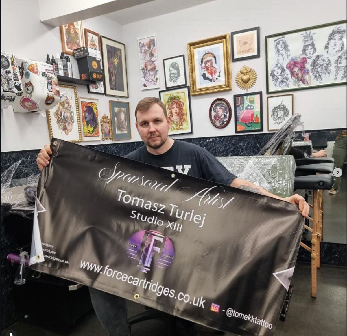 Tomek Turlej — sponsored artist at Studio XIII Gallery, Edinburgh
